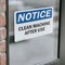 Signmission Clean Machine After Use OSHA Notice Sign, Vinyl Decal, 10in W x 7in L, 2PK OS-2PACK-NS-D-710-L-15347 - alternate 2